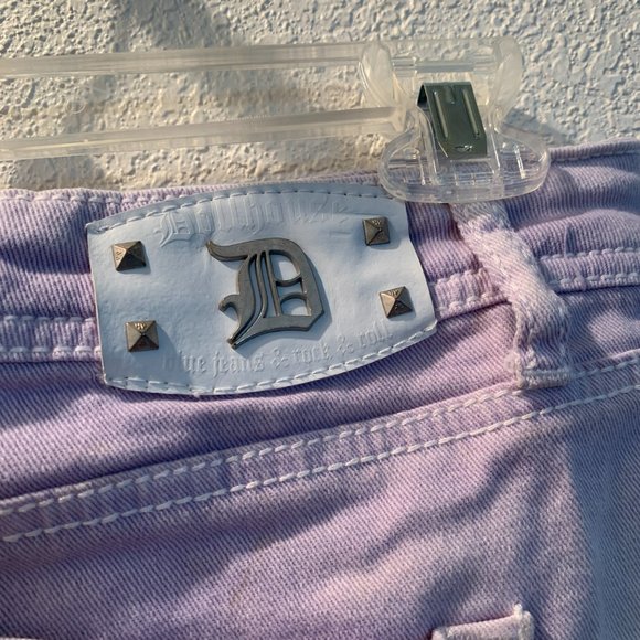 2 pairs of short shorts size 11 by Dollhouse and H2J good condition pre owned - Picture 4 of 15